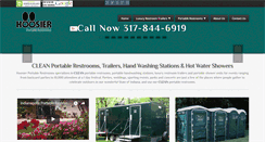 Desktop Screenshot of hoosierportables.com